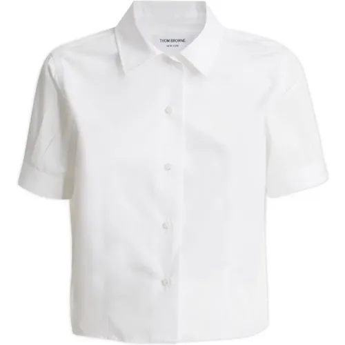 Shirts, female, , Size: XS Stylish Shirts for Men and Women - Thom Browne - Modalova