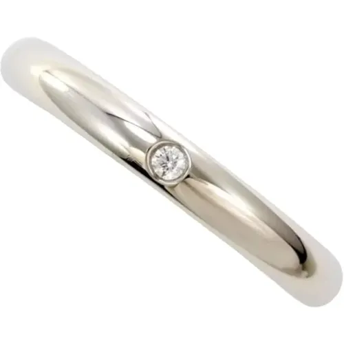 Pre-owned Platinum rings , female, Sizes: ONE SIZE - Cartier Vintage - Modalova