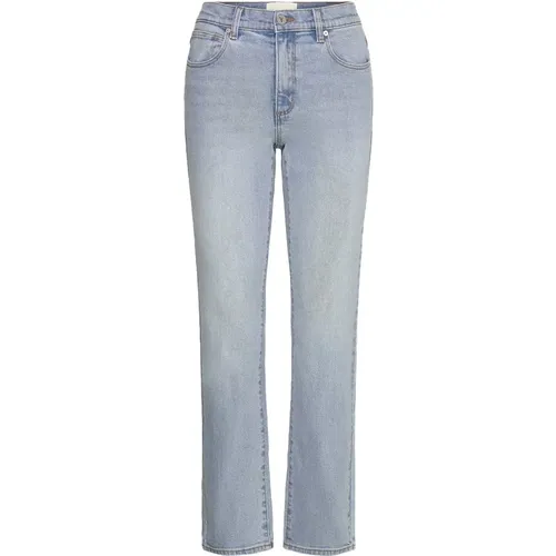 Schmale Passform Cropped Jeans mit Stretch - Abrand Jeans - Modalova