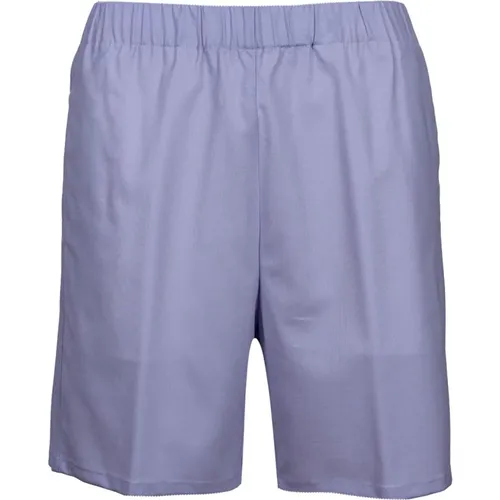Herren Bermuda Shorts aus reiner Schurwolle , Herren, Größe: L - Mauro Grifoni - Modalova