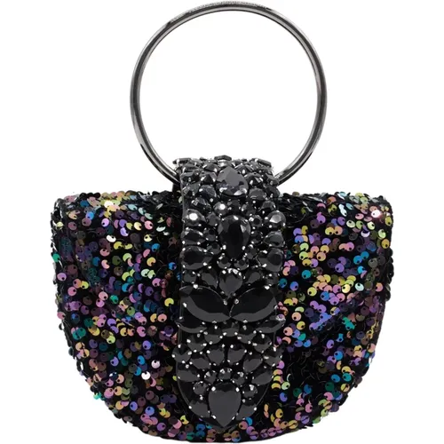 Moon Clutch Bag , female, Sizes: ONE SIZE - Alma en Pena - Modalova