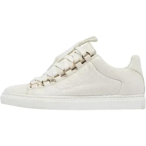 Pre-owned Leather sneakers , female, Sizes: 3 UK - Balenciaga Vintage - Modalova