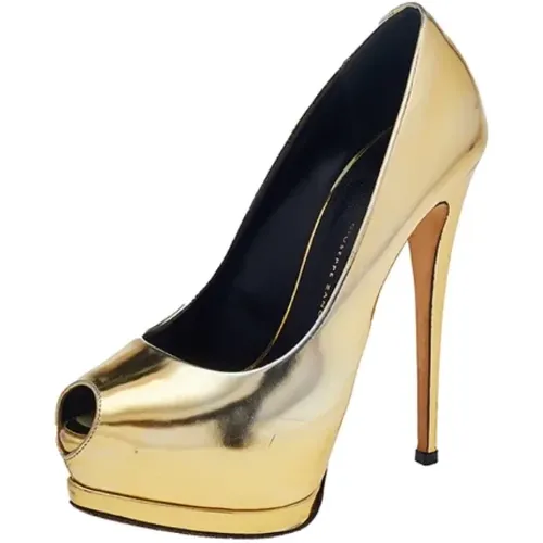 Pre-owned Pumps, female, , Size: 7 1/2 US Pre-owned Leather heels - Giuseppe Zanotti Pre-owned - Modalova