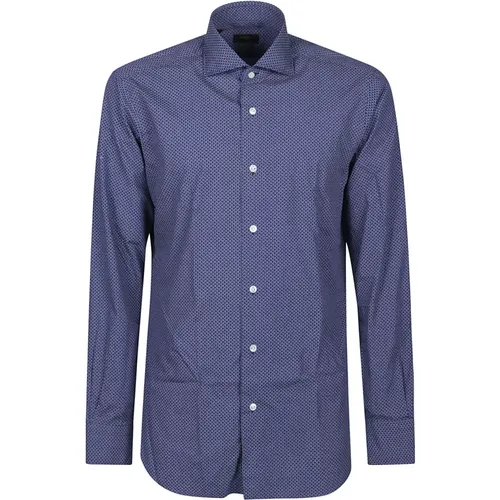 Casual Cotton Shirt , male, Sizes: XL, 2XL, L - Barba Napoli - Modalova