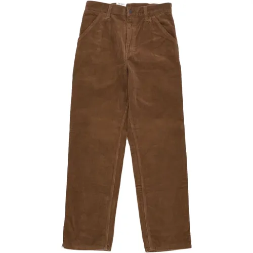 Velvet Work Trousers with Tool Pockets , male, Sizes: W34, W36 - Carhartt WIP - Modalova