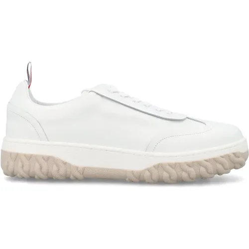 Raw Edge Cable Knit Field Shoe , male, Sizes: 7 1/2 UK - Thom Browne - Modalova