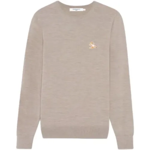 Maison Kitsune Sweaters , male, Sizes: XL, L - Maison Kitsuné - Modalova