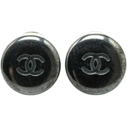 Pre-owned Fabric earrings , female, Sizes: ONE SIZE - Chanel Vintage - Modalova