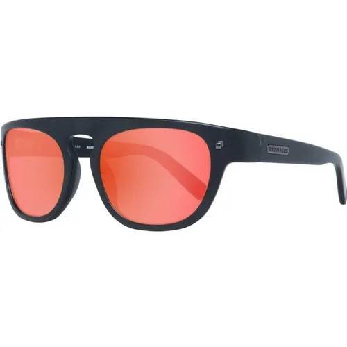 Sunglasses, unisex, , Size: ONE SIZE Mirrored Square Sunglasses for Men - Dsquared2 - Modalova