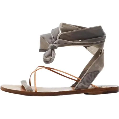 Pre-owned Samt sandals , Damen, Größe: 37 EU - Valentino Vintage - Modalova