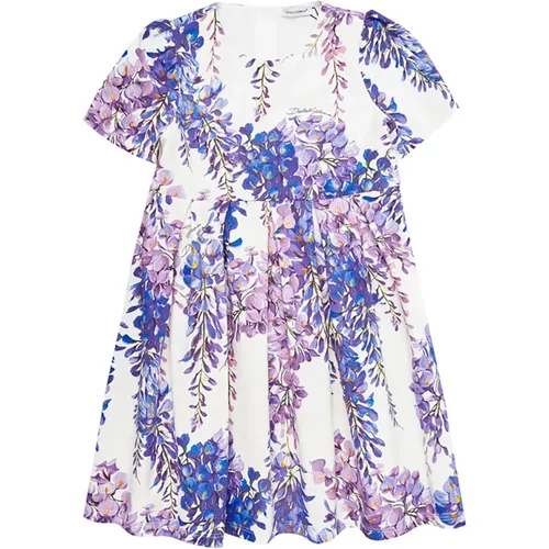 Mädchenkleid Violett Regular Fit - Dolce & Gabbana - Modalova
