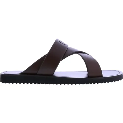 Herren Slide Sandalen , Herren, Größe: 44 EU - Valentino - Modalova