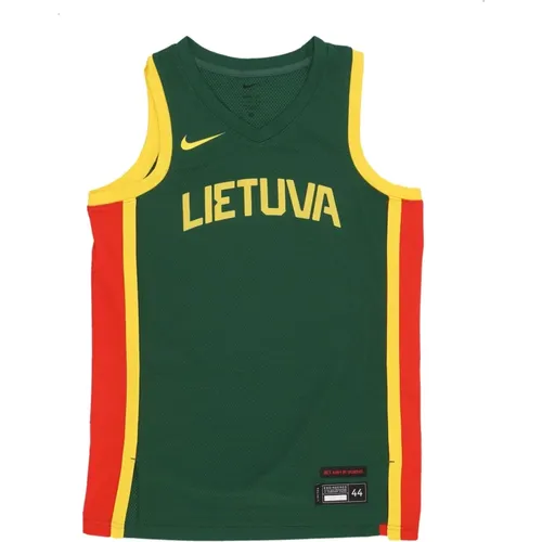 Sportswear, male, , Size: L Lithuania Basketball Tank Top /Red - Nike - Modalova