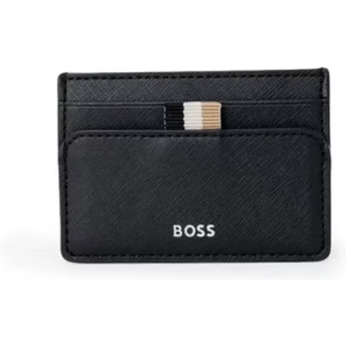 Wallets & Cardholders, male, , Size: ONE SIZE Polyamide Card Holder Wallet - Hugo Boss - Modalova