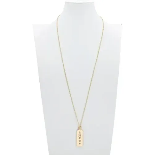 Pre-owned Jewellery, female, , Size: ONE SIZE Pre-owned Gold necklaces - Louis Vuitton Vintage - Modalova