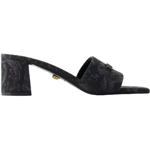 Pre-owned Cotton sandals , female, Sizes: 5 UK - Versace Pre-owned - Modalova