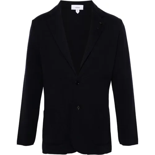 Classic Wool Jacket with Two Buttons , male, Sizes: L, XL, M - Lardini - Modalova