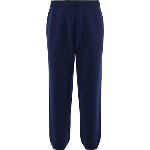 Sweatpants, male, , Size: M Merino Wool Elastic Waist Trousers - MC2 Saint Barth - Modalova