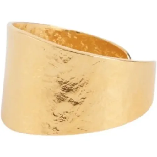 Verstellbarer Goldplattierter Dicker Ring - Malababa - Modalova