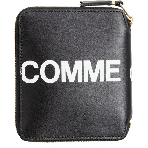 Leder Reißverschluss Brieftasche - Comme des Garçons - Modalova