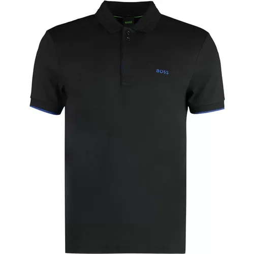 Baumwoll-Piqué Poloshirt , Herren, Größe: M - Hugo Boss - Modalova