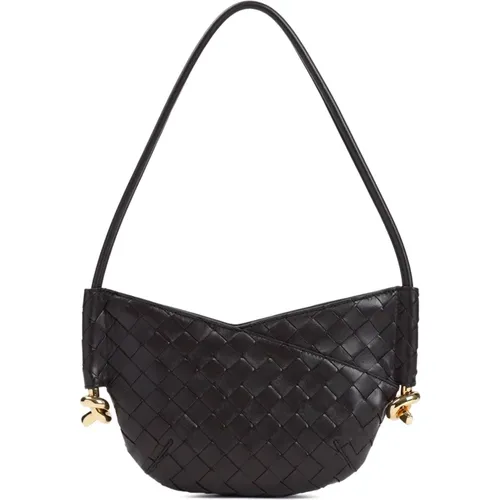 Shoulder Bag Intrecciato Style , female, Sizes: ONE SIZE - Bottega Veneta - Modalova