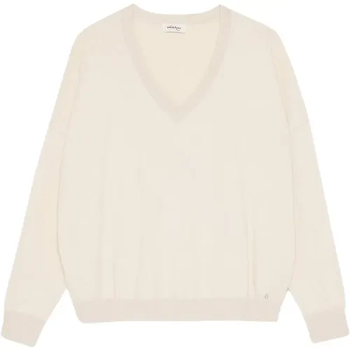 V-Neck Sweater Avena , female, Sizes: S, M, L - Ottod'Ame - Modalova