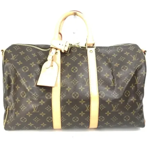 Pre-owned Weekend Bags, female, , Size: ONE SIZE Pre-owned Fabric handbags - Louis Vuitton Vintage - Modalova