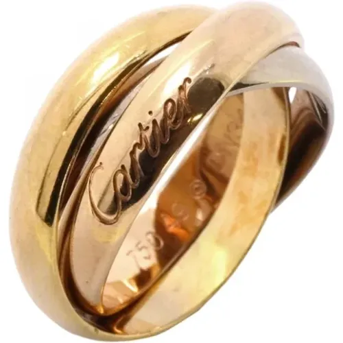 Pre-owned Jewellery, female, , Size: ONE SIZE Pre-owned Rose Gold rings - Cartier Vintage - Modalova