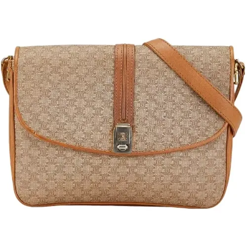 Pre-owned Cross Body Bags, female, , Size: ONE SIZE Pre-owned Canvas celine-bags - Celine Vintage - Modalova