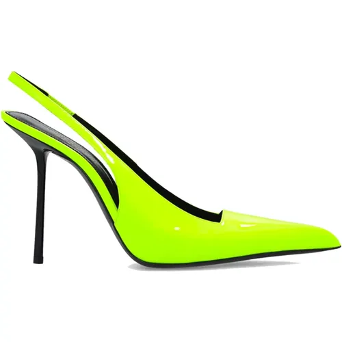 Lackleder Pumps mit Spitzer Zehenpartie - Saint Laurent - Modalova