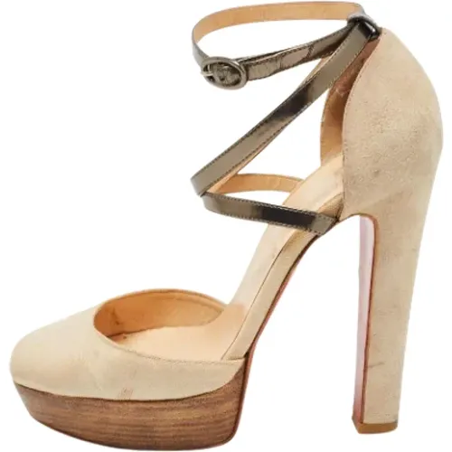 Pre-owned Canvas heels - Christian Louboutin Pre-owned - Modalova