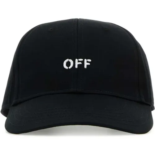 Caps, male, , Size: M Cotton Baseball Cap - Off White - Modalova