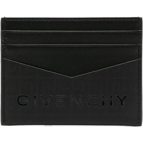 Wallets & Cardholders, male, , Size: ONE SIZE Nylon Card Holder with 4G Motifs - Givenchy - Modalova