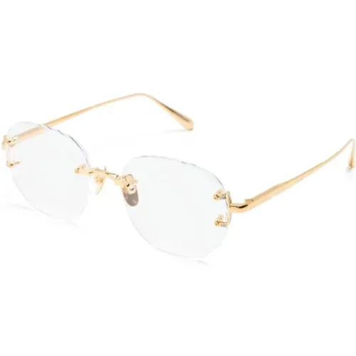 Glasses, unisex, , Size: 51 MM Gold Optical Frame Must-Have Style - Linda Farrow - Modalova