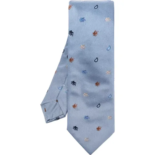 Ties, male, , Size: ONE SIZE Silk tie - ETRO - Modalova