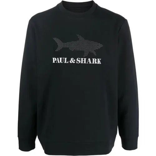 Knitted sweatshirt , male, Sizes: XL - PAUL & SHARK - Modalova