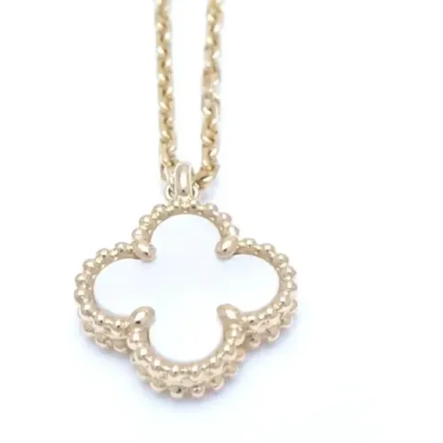 Pre-owned Gold necklaces , female, Sizes: ONE SIZE - Van Cleef & Arpels Pre-owned - Modalova