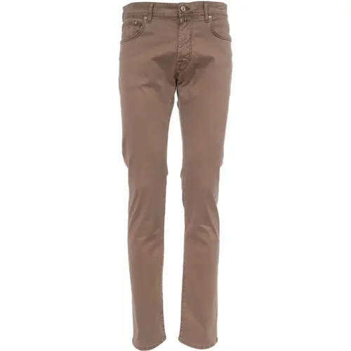 Slim Fit Jeans, Model 5 Torsepassant , Herren, Größe: W33 - Jacob Cohën - Modalova
