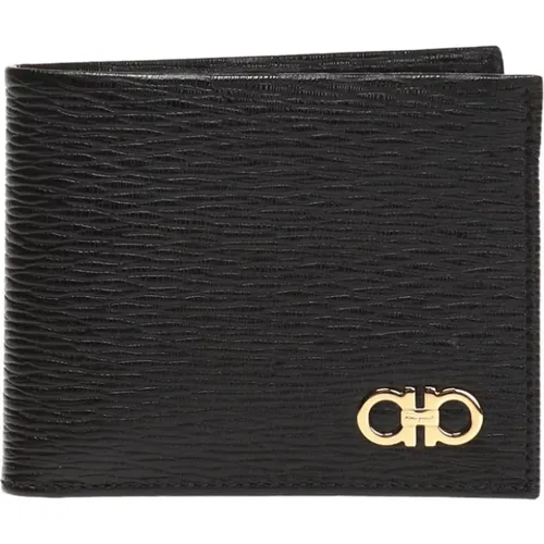 Wallets & Cardholders, male, , Size: ONE SIZE Folded wallet with logo - Salvatore Ferragamo - Modalova