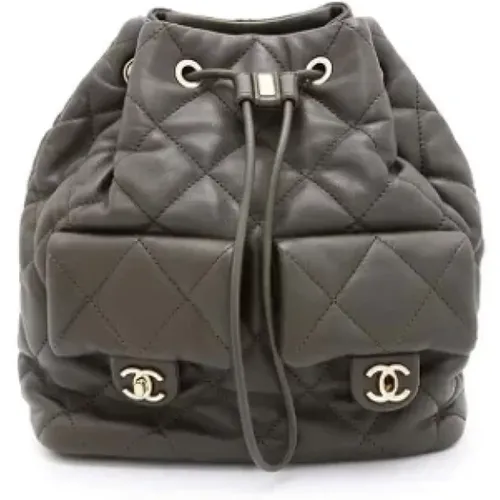 Pre-owned Backpacks, female, , Size: ONE SIZE Pre-owned Leather backpacks - Chanel Vintage - Modalova