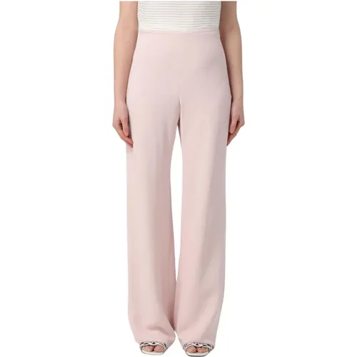 Wide Trousers, female, , Size: M Wide Leg Trousers - Emporio Armani - Modalova