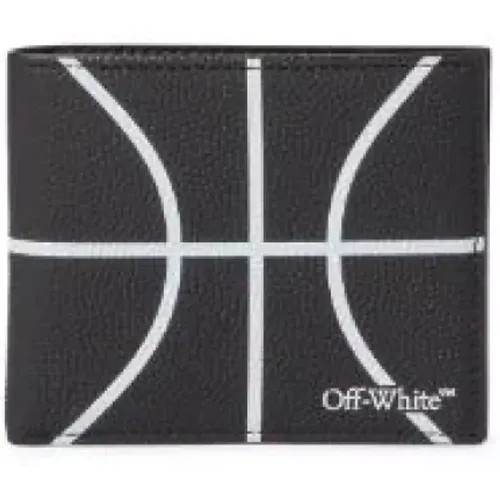 Wallets & Cardholders, male, , Size: ONE SIZE Foldable Basketball Wallet - Off White - Modalova