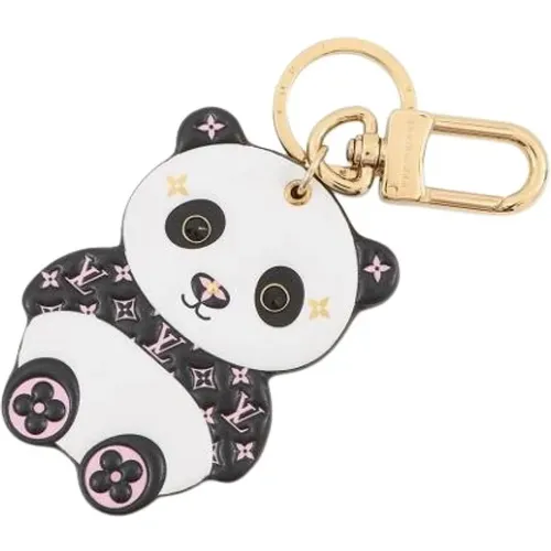 Pre-owned Accessories, female, , Size: ONE SIZE Pre-owned Canvas Key-holder - Louis Vuitton Vintage - Modalova