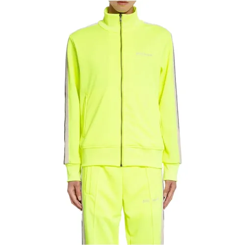 Fluo Track Jacket with High-Neck , male, Sizes: S - Palm Angels - Modalova