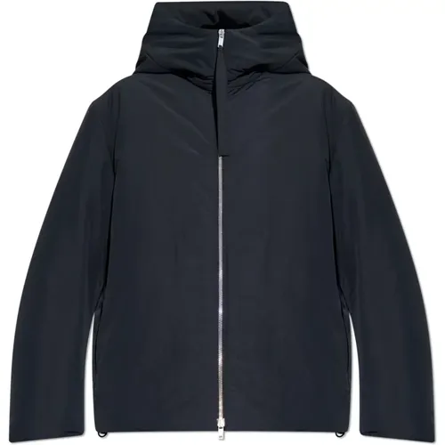 Down Jackets, female, , Size: M Down Jacket with Hood - Jil Sander - Modalova