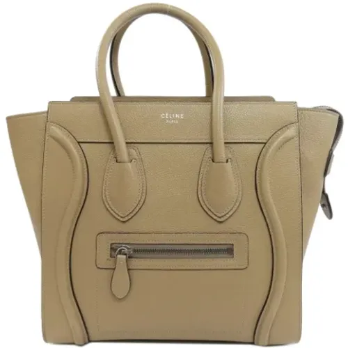 Pre-owned Tote Bags, female, , Size: ONE SIZE Pre-owned Leather celine-bags - Celine Vintage - Modalova