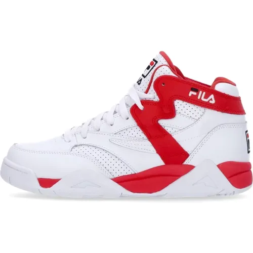 Sneakers, male, , Size: 8 US Mid M-Squad Basketball Shoe /Red - Fila - Modalova