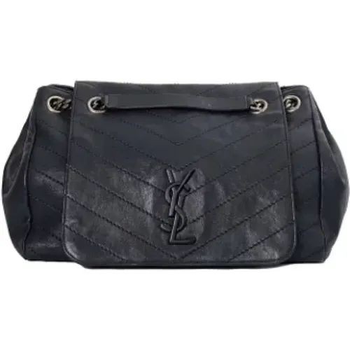 Pre-owned Cross Body Bags, female, , Size: ONE SIZE Pre-owned Leather shoulder-bags - Yves Saint Laurent Vintage - Modalova