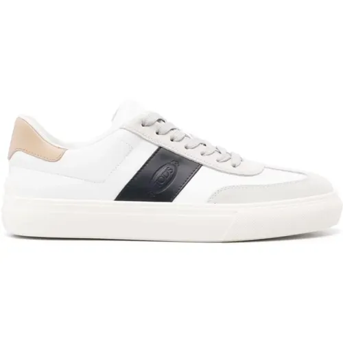 Low-Top Sneakers with Suede Details , male, Sizes: 9 1/2 UK, 10 UK, 9 UK, 7 UK, 8 UK, 6 1/2 UK, 11 UK, 6 UK, 8 1/2 UK - TOD'S - Modalova